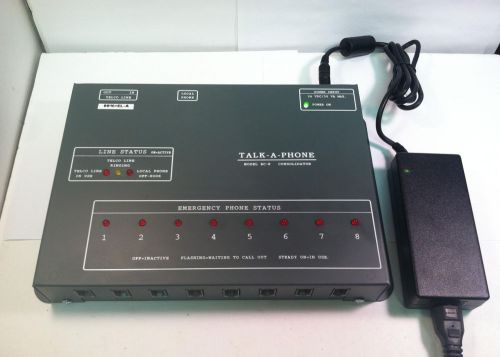 Talk-A-Phone Model EC-8 Emergency Phone Consolidator with New Power Supply