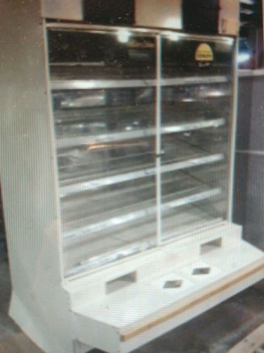 BAKERY FOOD MARKET DISPLAY CASE SELF SERVE 31 X 60 X 84&#034; BAGEL BREAD DONUT