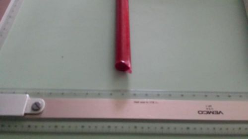 3/4&#034; dia. x 48&#034; long urethane / polyurethane 95 a red rod p/n 11490 for sale