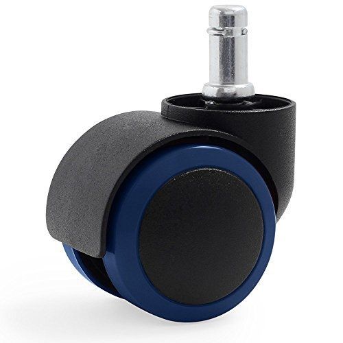 Katu BBL506-38 Office Chair Caster Wheels, 2 in. Diameter, Universal Standard