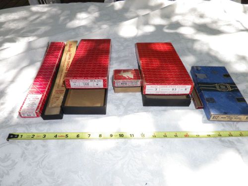 4 Starrett empty boxes 120, 472, 83 and 604R