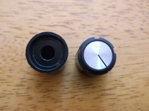 MOLDED BAKELITE KNOB w/set screw *1/4&#034; SHAFT * HH SMITH 2885 *BLACK * LOT OF 10