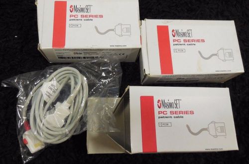 Lot of 3 -----Masimo SET PC Series  Reusable Patient Cable ....GREAT DEAL!!!