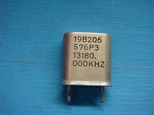 (1) GE 19B206576P3 13180.000KHz VHF LO-BAND CRYSTAL OSCILLATOR VINTAGE AUDIO