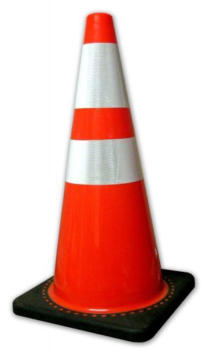 2850-7-mm 28 in. orange safety traffic cones w/4 &amp; 6&#034; 3m reflective collar 8/pkg for sale