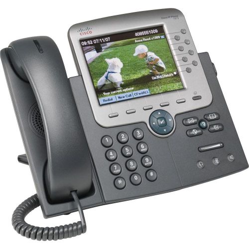 New Cisco CP-7975G VoIP Business Class Desktop Phone IP Telephone #989