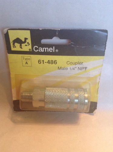 CAMEL 61-486 1/4&#034; COUPLER MALE NPT TYPE A