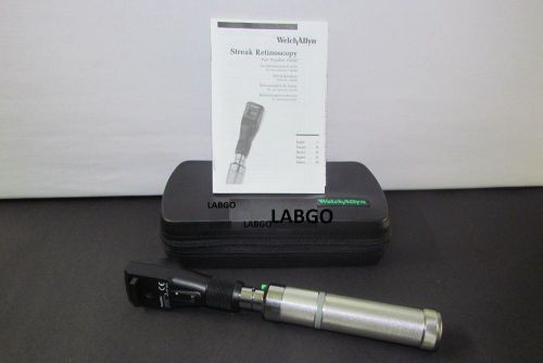 Welch Allyn 3.5v Streak Retinoscope with Dry Battery in Case LABGO CP17