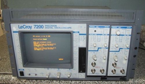 Lecroy 7200 precision digital oscilloscope w/ two 7248b 500mhz 1 gs/s time bases for sale