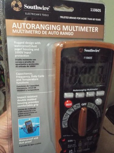 SOUTHWIRE AUTORANGING MULTIMETER ( NEW ) # 11060S