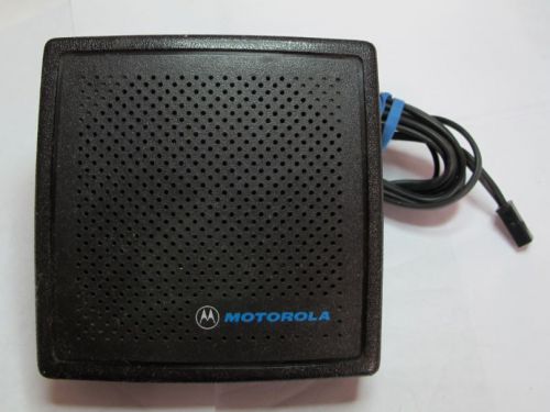 Motorola hsn4005a external mobile two-way radio speaker with mounting bracket for sale