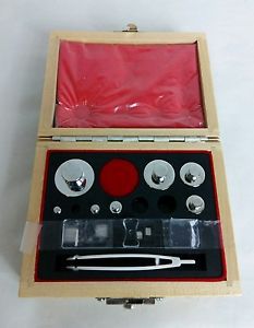 Calibration Weight Kit Set 200g, 100g,50g,20g,5g,2g and 1g