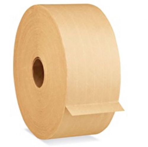 10 rolls central 3&#034; x 450&#039; reinforced gummed kraft paper tape - water activated for sale