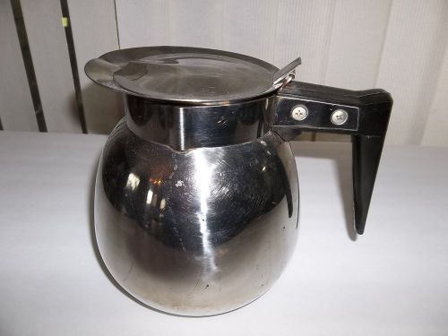 STAINLESS STEEL VOLLRATH VINTAGE COFFEE SERVER 6-CUP BAKELITE HANDLE 46570 KOREA