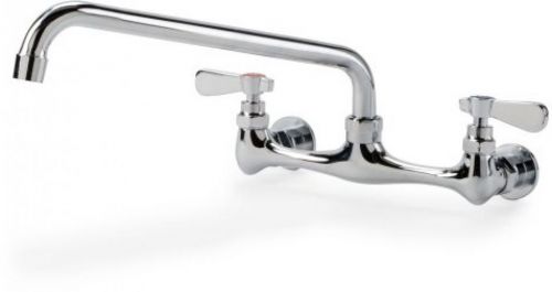 Commercial Kitchen Restaurant Faucet 8 Center Splash-mount Faucet W/ 12 Spout