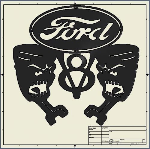 Dxf File ( V8_ford_pistons )