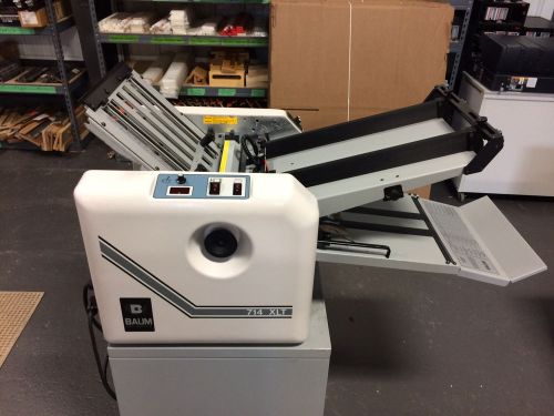 Refurbished Baum 714 XLT Paper Folder - Rebuild Kit Installed, Runs Like New!