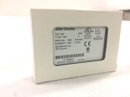 NEW ALLEN-BRADLEY 1734-IB8 Ser. C Input