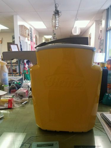 New heinz mustard condiment dispenser by asept - 1.5 gallon for sale