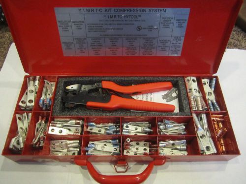 BURNDY Full Cycle Ratchet Tool w/ Connectors &amp; Case Y1MRTCKIT