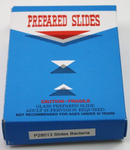 Prepared Bacteria Slide Set, Glass Slides - Set of 12