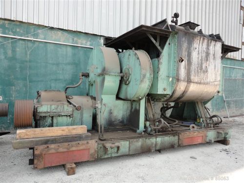 Used- inoue double arm mixer, 792 gallon working capacity (1000 total), model kh for sale