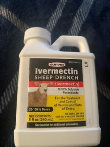 Sheep Drench 8 oz. 20-100lb Doses Durvet exp 12/22 Oral