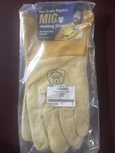 Tillman 42 Top Grain Pigskin  MIG Welding Gloves Large