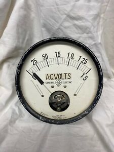 General Electric Acvolt Meter 7 “ Across Dial