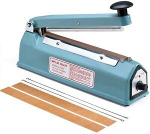 Metronic 8 inch Impulse Sealer Poly Bag Heat Sealer Sealing Machine Heat Seal Cl