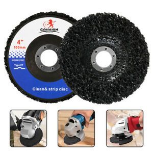 4/5/6/7 Inch Poly Strip Disc Wheels 7/8&#034; Hole For Paint Rust Removal Cleaning