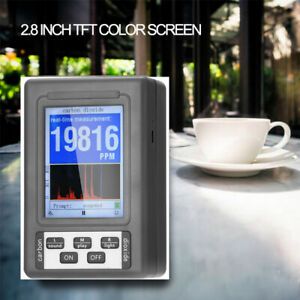 2.8 Inch Screen CO2 Detector Carbon Dioxide Desktop Office School Indoor Outdoor