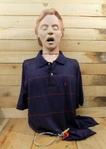 Vtg Manikin CPR Training Dummy Upper Body Only-Read Description