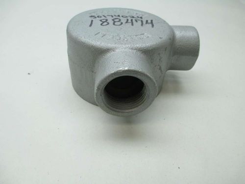 New appleton grl100 90deg circular 1in npt conduit oulet box fitting d384881 for sale