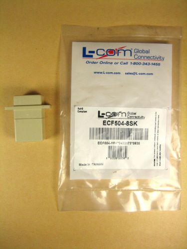 L-COM -  ECF504-8SK -  In Line Coupler, Rj45 Jack