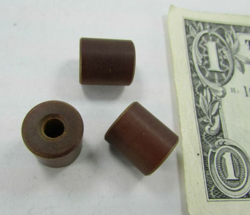 Lot 20 Phenolic Standoffs, Spacers, Insulators .500&#034; x .154&#034; x .562&#034; Fiber Resin