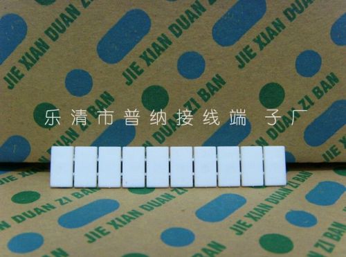 100PCS ZB6 Terminal Block Accessories  blank Tag Bar  UK2.5N UK5N