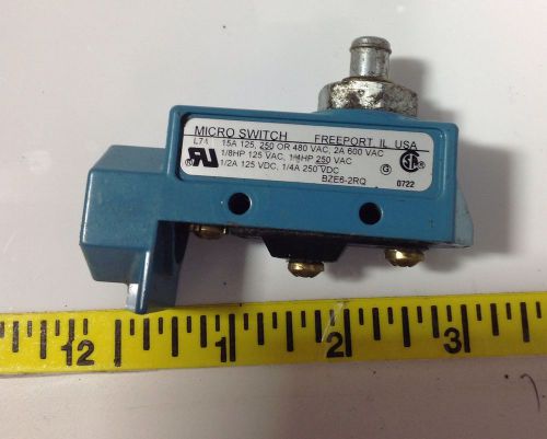 HONEYWELL MICRO LIMIT SWITCH 15A 125/250/480VAC BZE6-2RQ