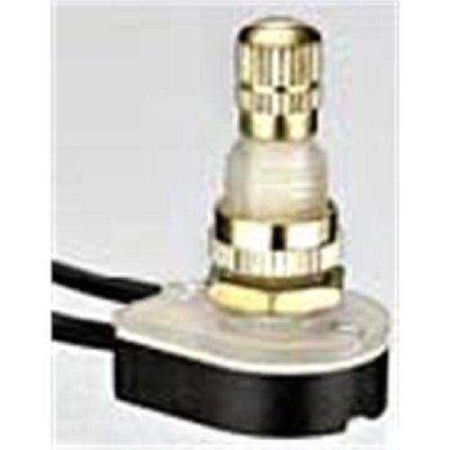 NEW IDEAL 774061 Brass Plated Rotary Switch SPST On/Off