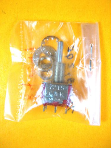 C&amp;K -  7215 -  Toggle Switch