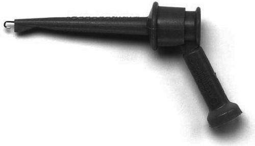 Pomona 4723-0 minigrabber test clip with banana jack., black for sale