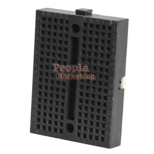 Mini nickel plating prototype breadboard 170 tie-points for arduino shield black for sale