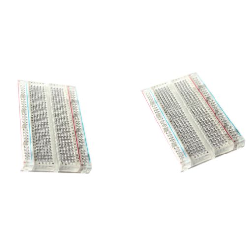 2x Transparent  99 hot Bread Plate 400 Points Transparent Bread Board 83x55mm