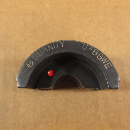 ( 1 ) Crimper Die U-BGWE INDEX BG R5929 BURNDY