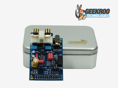 HiFi DAC PiCobber for Raspberry Pi|shield,board,audio|Geekroo|Shipped from China