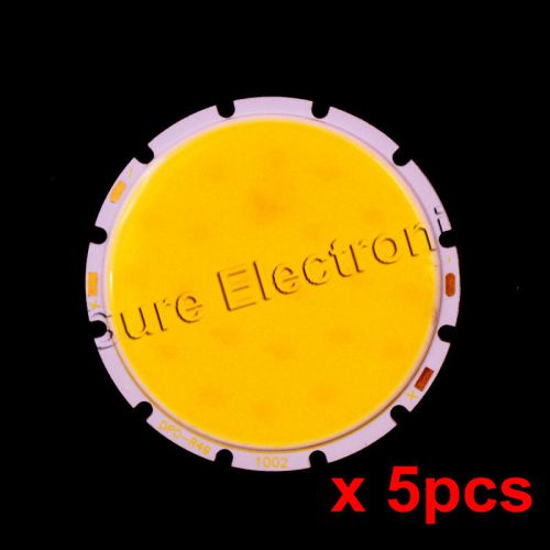 5 pcs 11w 300ma warm white round cob smd led light 22pcs clips for sale