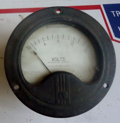 WESTINGHOUSE VOLTS  METER GAUGE