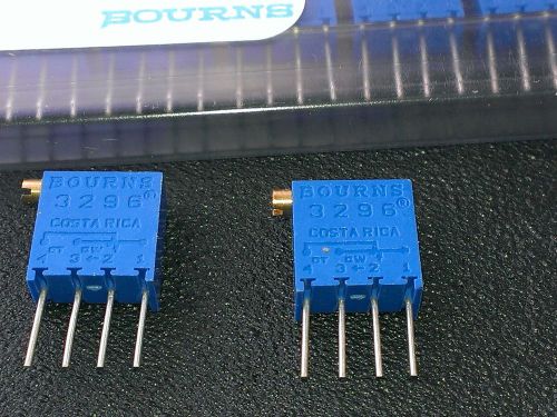 [10 pcs] 10k 3296X-OT1 Bourns Offset Volt. Adj. Trimmer for Op. Amplifiers 4pin