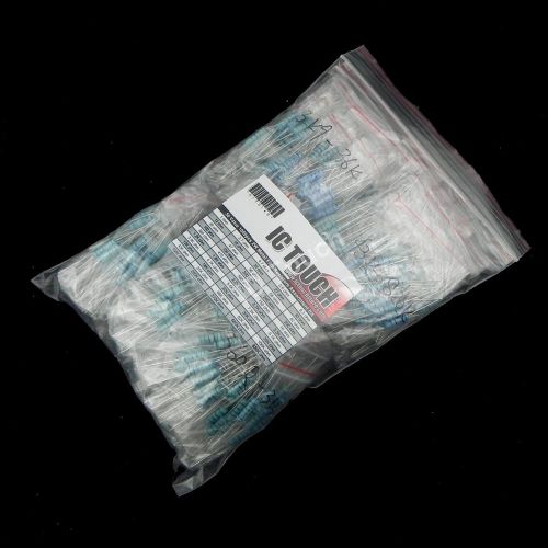 50value 1000pcs 2W Metal Film Resistor +/-1% Assortment Kit (#522)