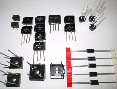 Full wave bridge rectifier assortment  28 pcs.   nos for sale